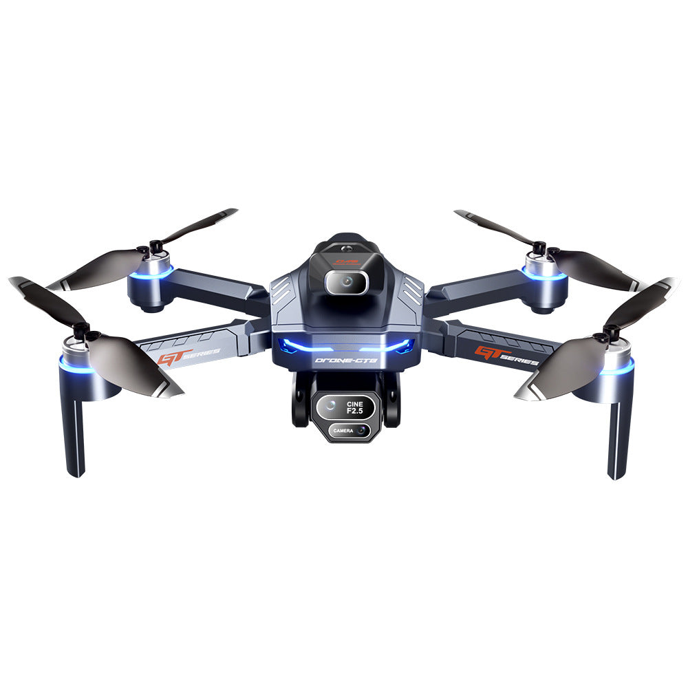Gt8 drone 4.3inch - large screen remote control hd aerial photography, battery level display, brushless motor, long endurance, obstacle avoidance remote control aircraft