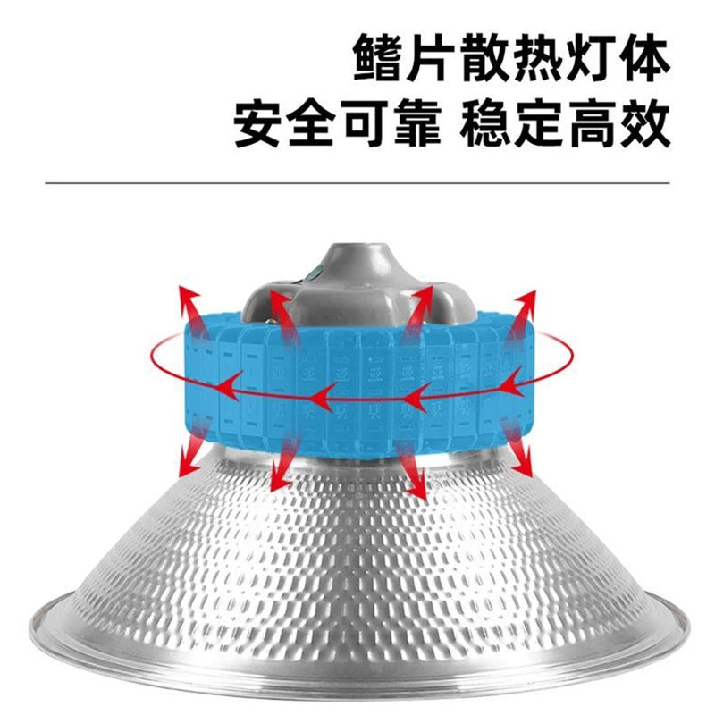 Factory led super bright warehouse pendant light, led high bay light, factory workshop lighting, industrial grade
