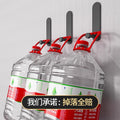 Black punch-free strong adhesive load-bearing adhesive hook bathroom toilet wall bathroom towel entrance door back hook