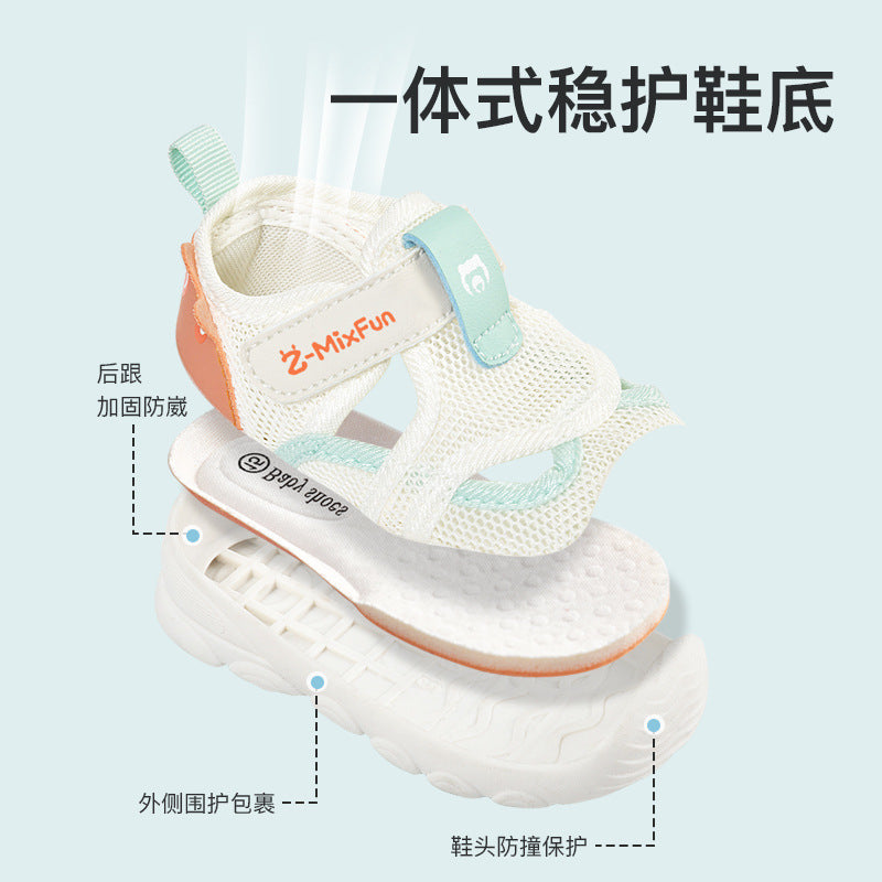 New arrival baby toddler shoes sandals summer mesh shoes baby shoes soft bottom 1-2-4 years old boys and girls functional non-slip soft
