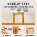 Minimalist chic stool - commercial grade, thickened, stackable, transparent round stool chair - acrylic chair, plastic stool for home use