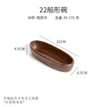 Boat-shaped dried fruit plate 22x8.5x4.5
