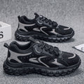 Dad shoes 2025 autumn mesh breathable wear-resistant casual shoes anti-slip running sneakers trendy tire sole men's shoes