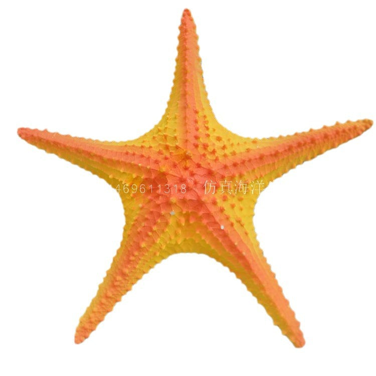Simulated starfish Mediterranean pentagonal oversized 33cm sea star restaurant wall decoration creative wedding props