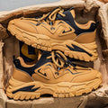 Men's spring work shoes: construction, labor, safety, athletic, casual, retro, thick-soled, height-increasing, workwear, dad shoes