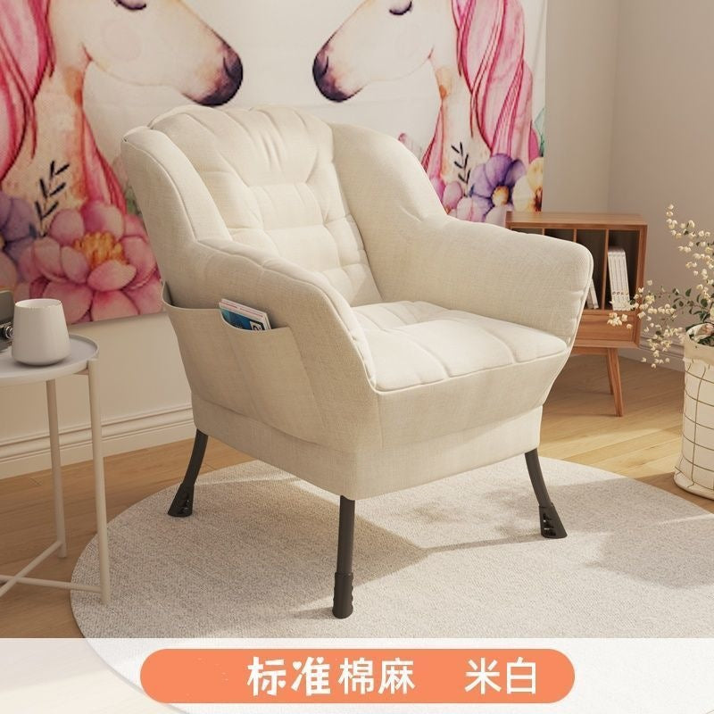 Beanbag chair single sofa chair dormitory lazy chair computer chair for home bedroom balcony lounge chair girl makeup chair