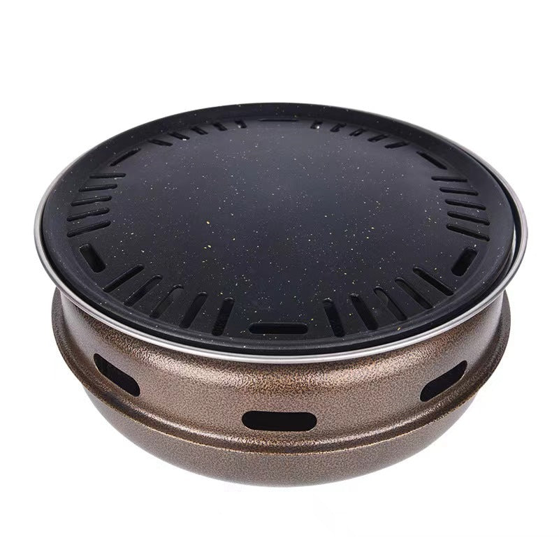 Manufacturer japanese stainless steel round barbecue grill outdoor smokeless detachable carbon fire barbecue grill suit for cooking tea around the stove