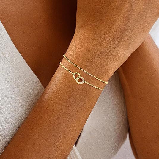 lightweight chain bracelet, exquisite herringbone pearl round bracelet jewelry, travel party holiday gift for women