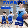 Boys' quick-dry basketball outfit summer set  new cool & stylish mid-to-large kids summer sports fashionable children's summer style