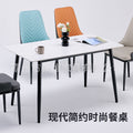 Rock slab dining table combination modern casual italian for home dining table small apartment rectangular simple dining table