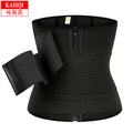 Detachable strap tight waistband abdominal belt sports shaping zipper waist clip waist support belt body shaping garment for women