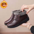 Ladieswear shoes cotton shoes women's winterfleece-linedheattech snow boots old beijing cloth shoes cotton middle-aged and elderly non-slipflats short boots