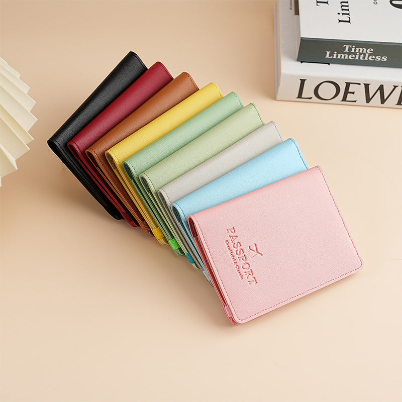 Spot  hot-selling pu leather passport bag, multi-functional passport holder, passport cover, passport cover.