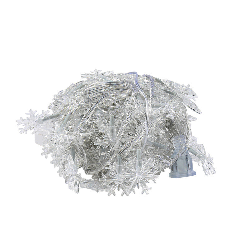 LED snowflake light string Internet celebrity explosion dormitory decoration family atmosphere lighting creative pendant Christmas decoration