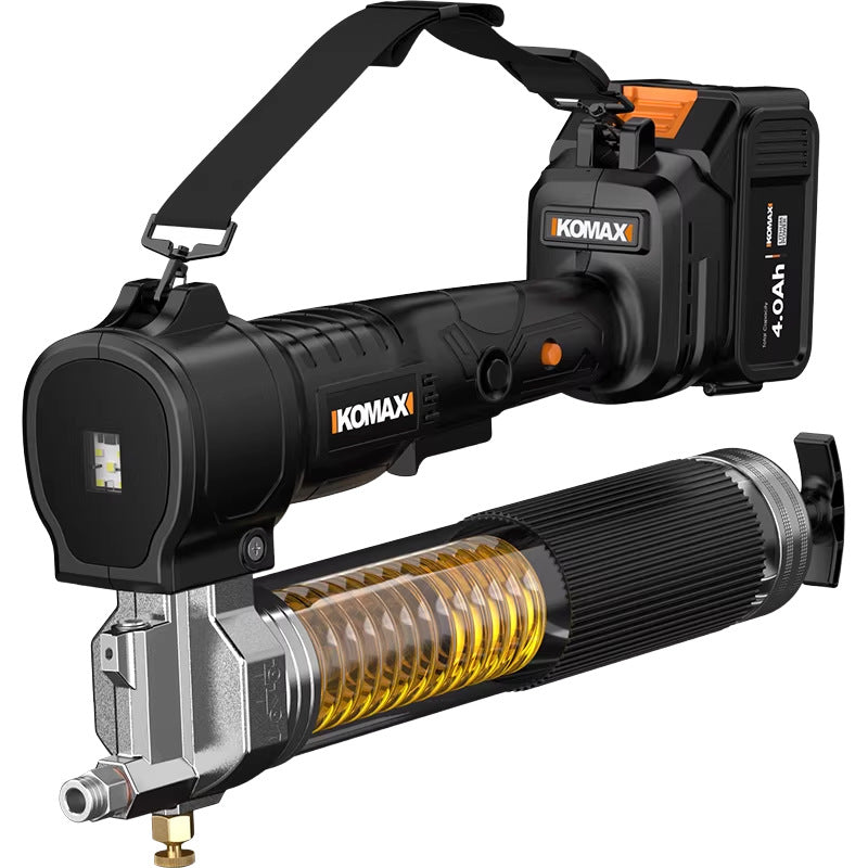 Digital display grease gun, cordless 24v lithium battery high-pressure automatic grease injector, portable wireless excavator-specific