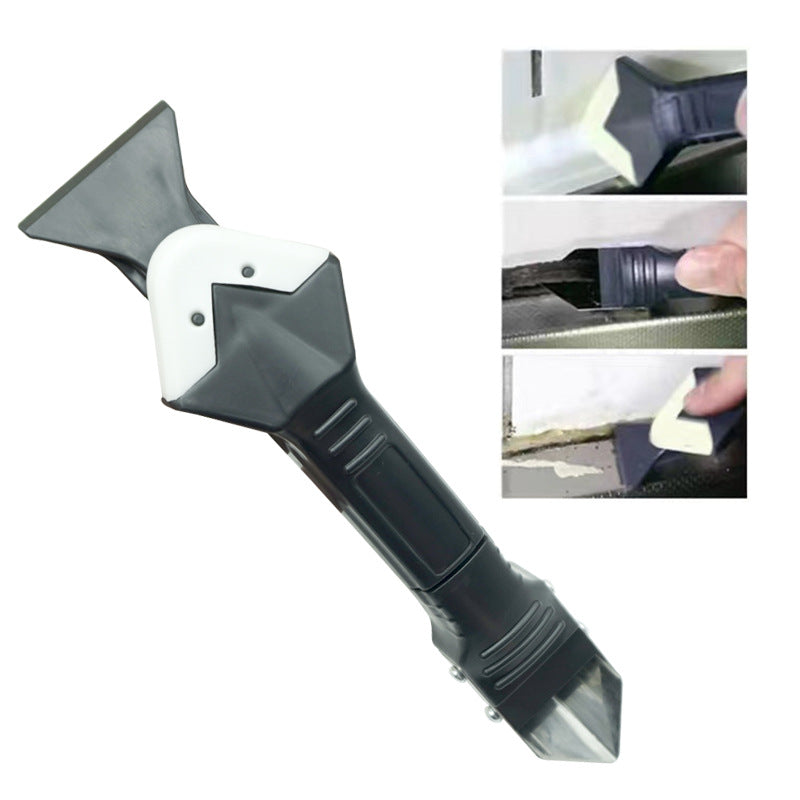 Customized three-in-one metal glue scraper, upgraded version of glass residual glue, multi-functional trimmer, seam cleaning and beautiful seam artifact