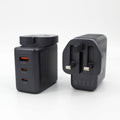 ai display 100w gan multi-port fast charging adapter - charger for laptops, tablets, and mobile phones