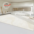 Living room carpet cream style classyaccessible luxurycasual sofa coffee table blanket for home no-wash large area full floor mat