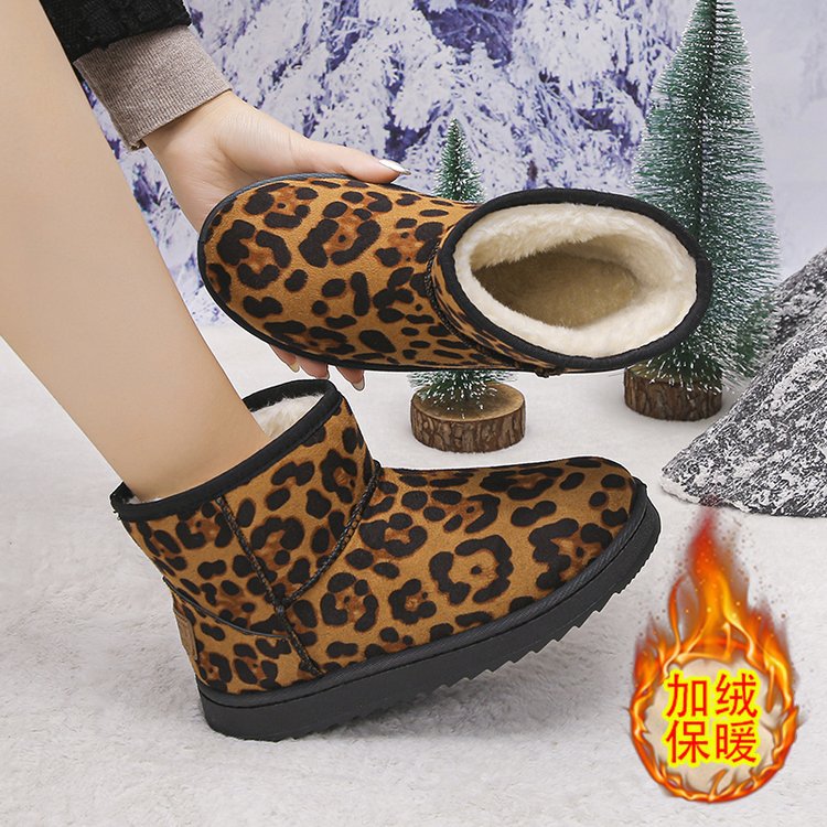 fashionplus size snow boots for women winternew arrivaleasiest for matchfleece-linedthickened cotton shoes soft bottom cotton boots