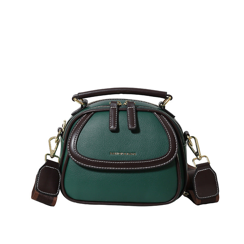 Small women's handbag 2025 new fashion soft leather ladies' tote crossbody bag versatile middle-aged mom shoulder bag