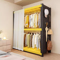 [shelf accessories] square hole perforated board storage rack metal multi-functional clothes rail shelf clothes hanger dustproof curtain