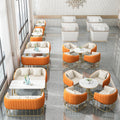 Negotiation table and chair combination sales office hotel rest area beauty salon photo studio reception sofa casual coffee shop booth