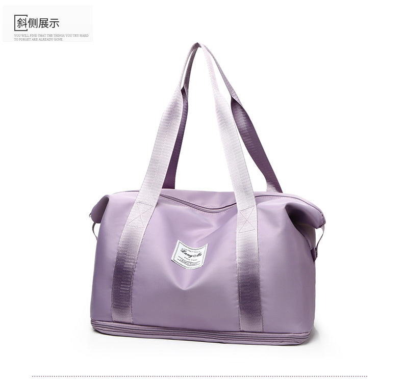 Short-distance travel bag Large capacity female portable business trip anti-splash portable maternity storage bag Sports fitness bag Luggage bag