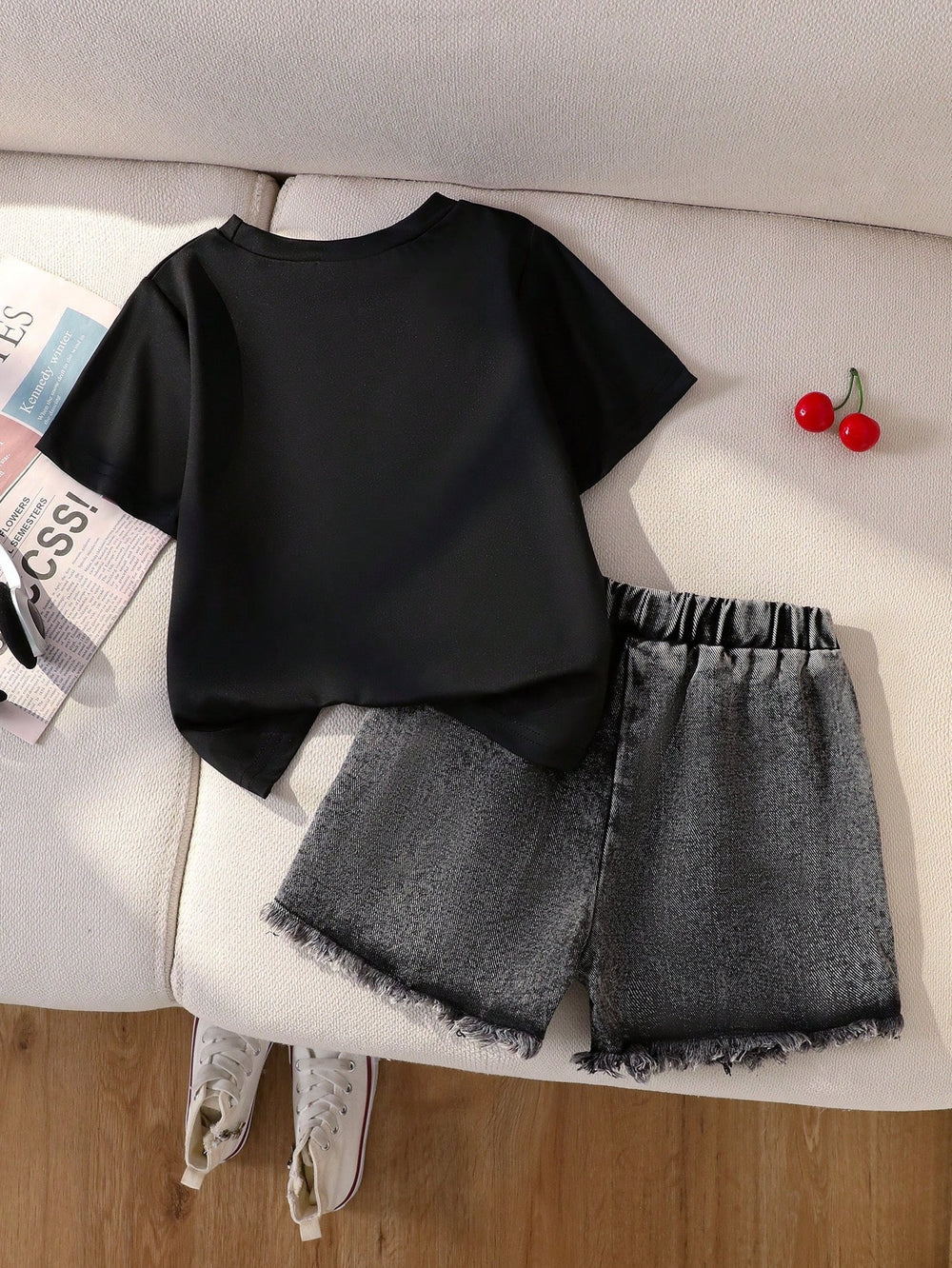 Kids clothing cross-border exclusive iexport fashionnew arrival children summer short-sleeved topsjeans