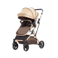 Newborn baby stroller - lightweight, foldable, reversible, and perfect for lounging!
