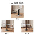 For homesmall apartment restaurant modern casual solid wood dining table via round table medieval travertine slate dining table and chair combination