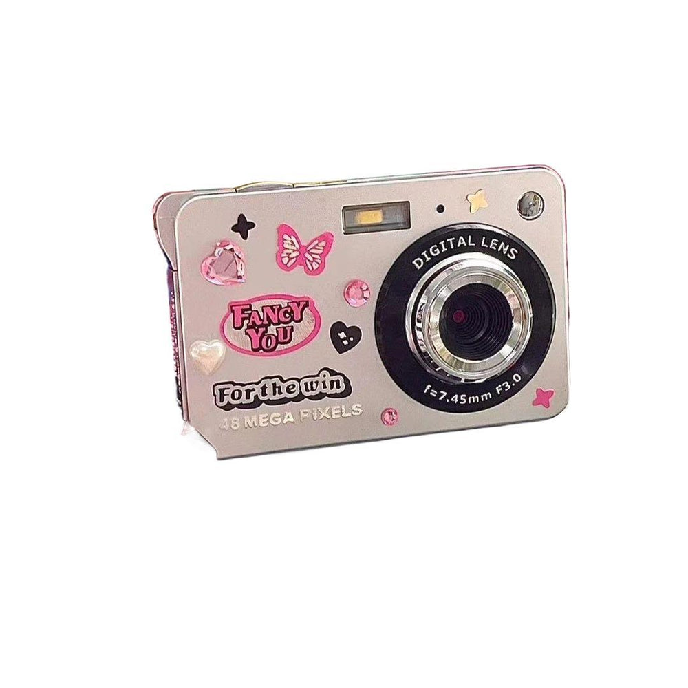 Ccd digital slr camera - selfie capable, high-definition travel camera, retro compact point-and-shoot camera for students