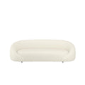 Cream style three-person sofa small apartment popularaccessible luxury balcony coffee table combination beauty salon rest area reception negotiation