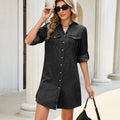 Fashion cross-border export  new arrival single-breasted side slit silmcasualwork clothing washed denim mid-length skirt