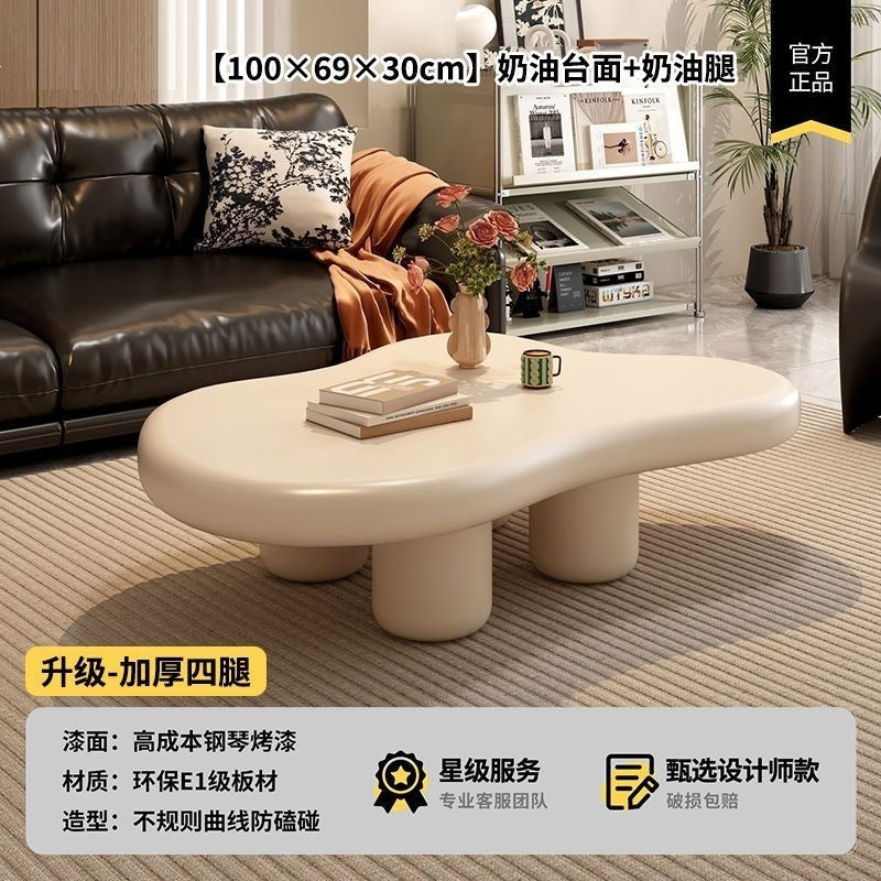 Cloud coffee table for home scandinavian living room tea table new modern casual popular coffee table small apartment cream style coffee table