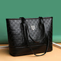 Women's handbag 2023 new large capacity tote bag fashion trendy shoulder bag soft leather middle-aged women's tote wholesale