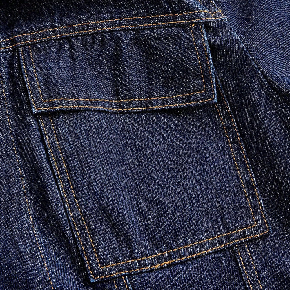 X-spot-66220#fashion  cross-border fashion women's versatile waist design belt denim jacket