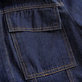 X-spot-66220#fashion  cross-border fashion women's versatile waist design belt denim jacket