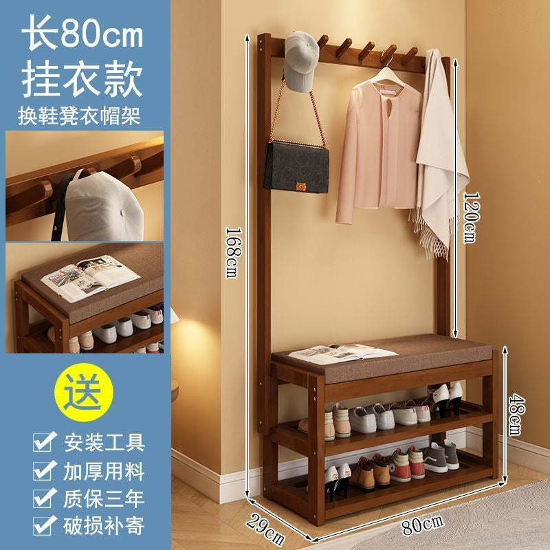 Durable, multi-tiered shoe rack and bench combo for entryways – perfect for small, narrow doorways. all-in-one shoe cabinet with bench seating for changing shoes