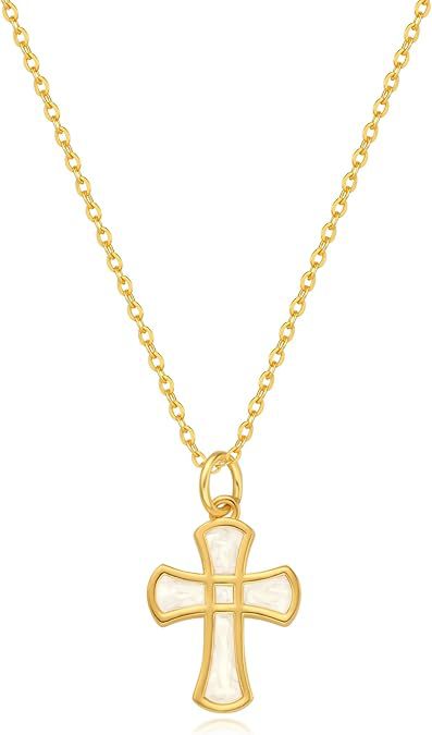 european and american cross inlaid zircon stainless steel layered twist chain paper clip necklace retro niche design