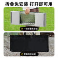 Stainless steel bbq grill - portable folding mini grill for home use, outdoor charcoal grill with mesh rack