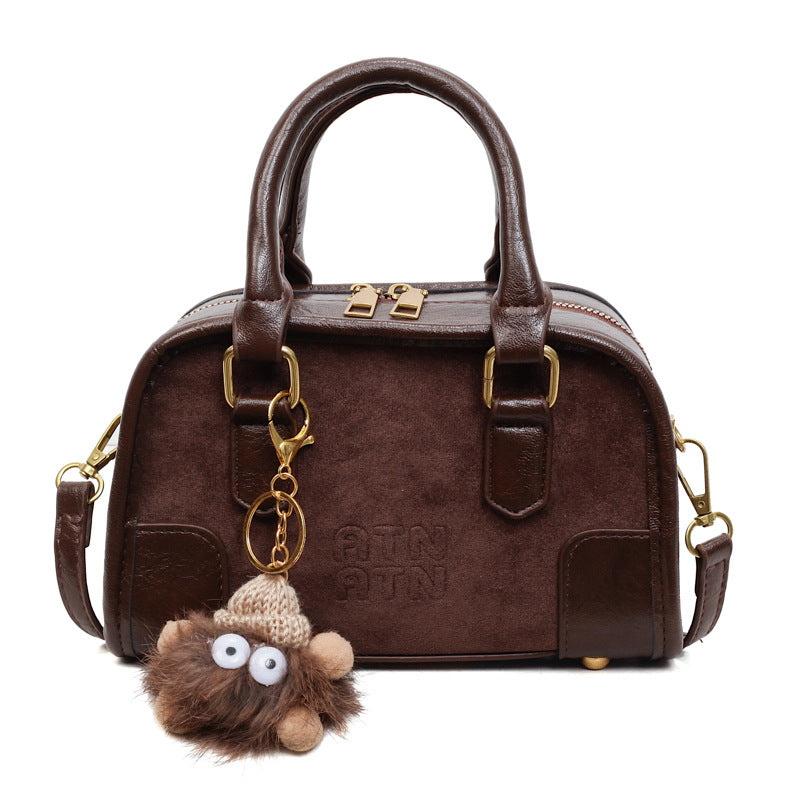 retro small square bag women's 2025 new high-end texture versatile commuter shoulder bag fashionable handbag crossbody bag