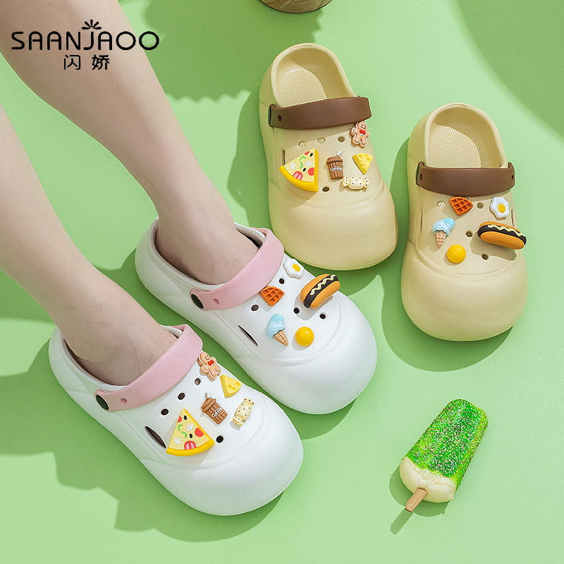 Women's high heel platform clogs - new anti-slip beach sandals & slippers for women - summer outdoor wear