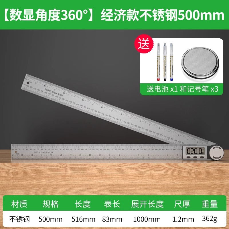 Baolian digital display protractor - high-precision measuring instrument, universal angle finder, 360-degree multifunctional measuring tool