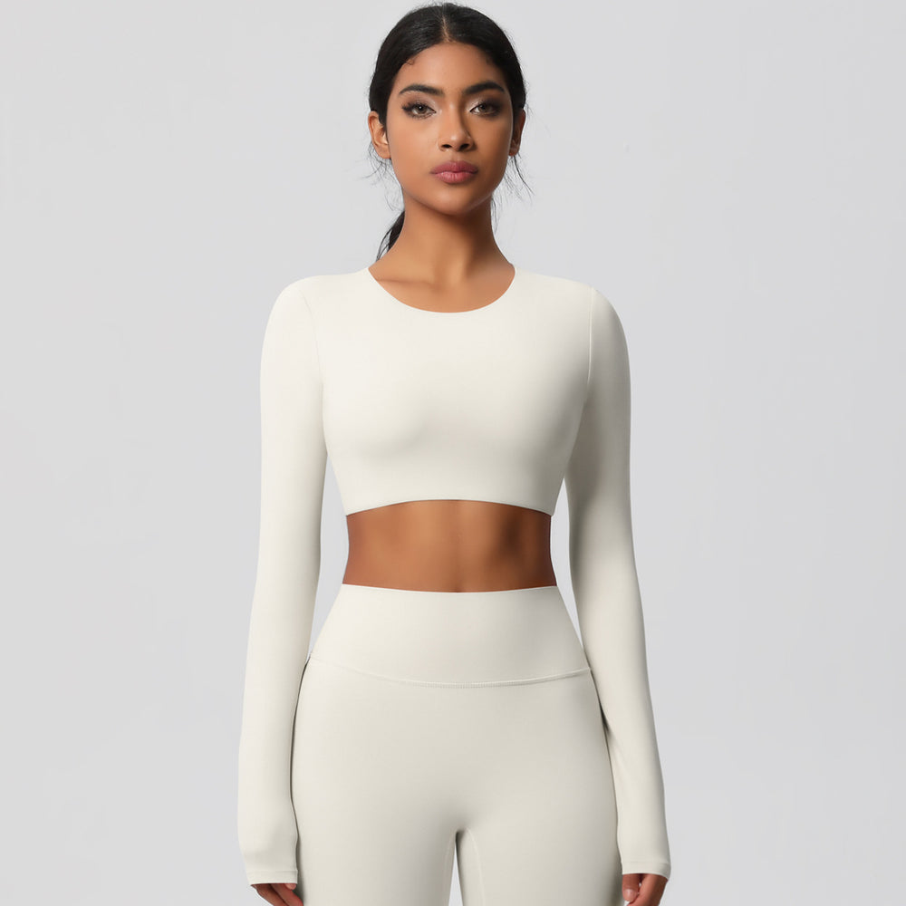 new arrival: women's cloud-soft, quick-dry, brushed fleece yoga set - perfect for fitness, outdoor leisure, and running