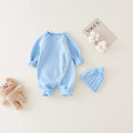 Baby knitting onesie fall and winternewborn baby boy sweatercuteheattech crawling suit 017