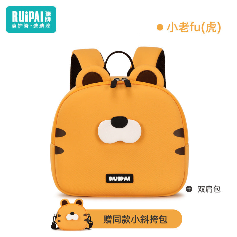 Rui brand children's schoolbag kindergarten schoolbag girls and boys cute travel baby backpack ultra-light girls bag