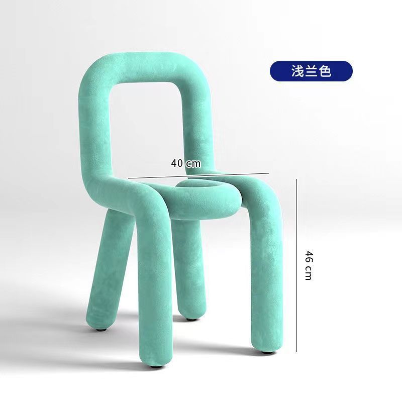 Bold Chair椅子创意网红化妆凳子个性休闲异形椅服装店设计师餐椅