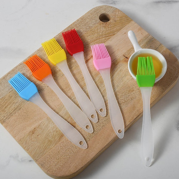 Zibo BBQ Spot Split Silicone Brush Split Oil Brush Food BBQ Brush Cooking Brush Seasoning Brush, Small