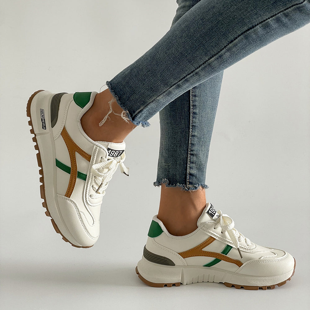 export lightweight athletic shoes for women, 2026 spring new arrivals, versatile soft sole non-slip casual sneakers, agar running shoes
