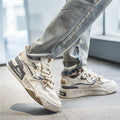 Trending men's winter shoes 2025: versatile chunky sole casual sneakers, anti-slip youth sports trendy shoes